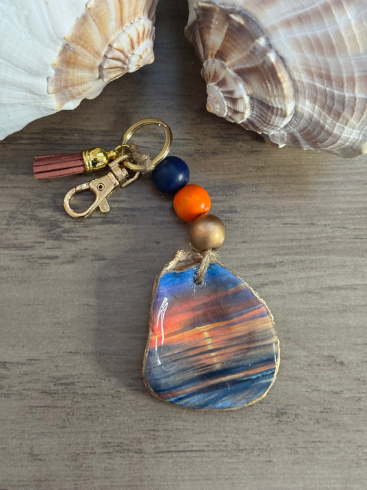 Golden Hour Coast Keychain/Bag Charm