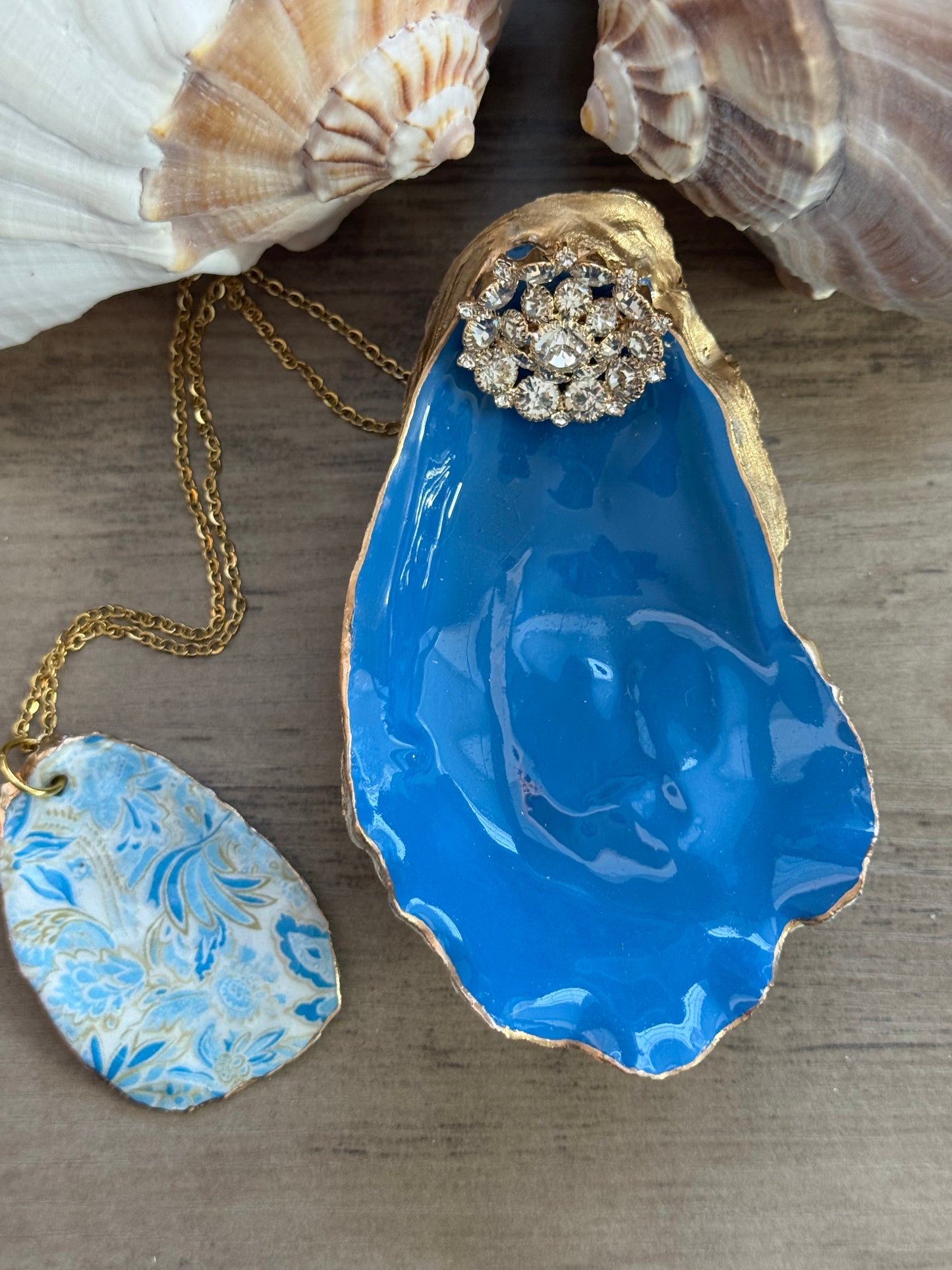 Seaside Expressions Trinket Tray With Necklace