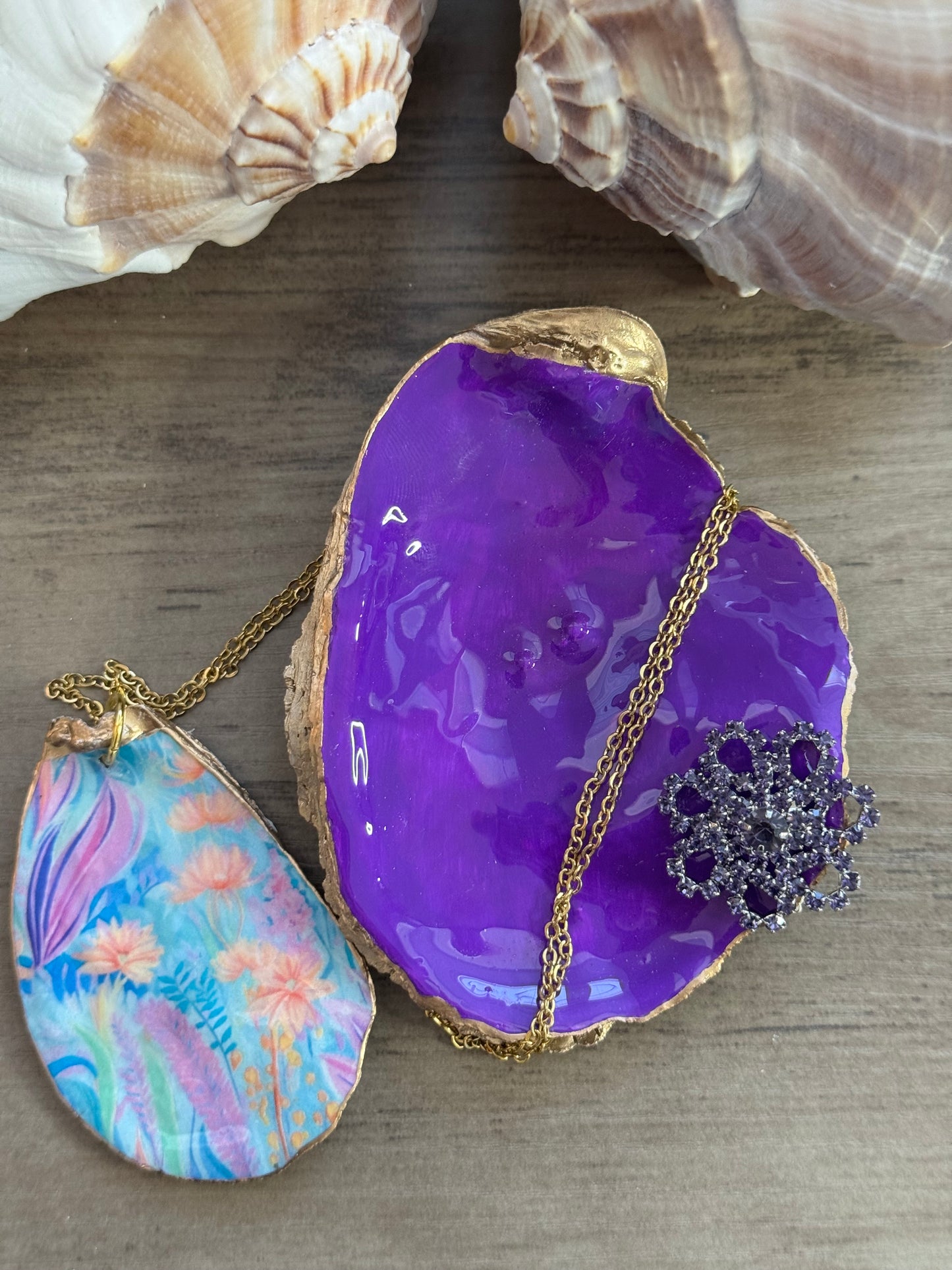 Seaside Expressions Trinket Tray With Necklace