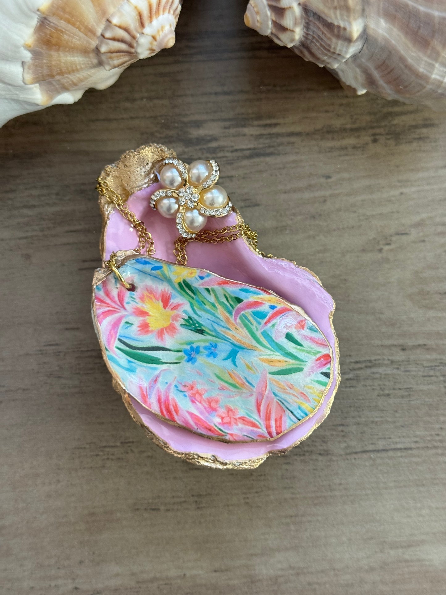 Seaside Expressions Trinket Tray With Necklace