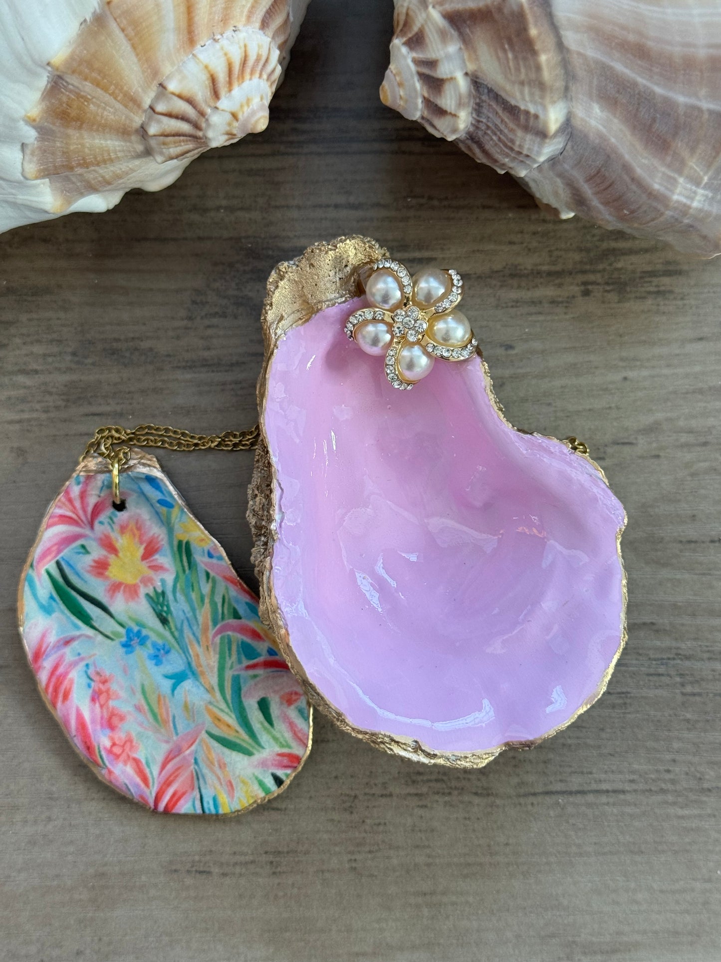 Seaside Expressions Trinket Tray With Necklace