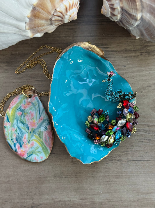Seaside Expressions Trinket Tray With Necklace