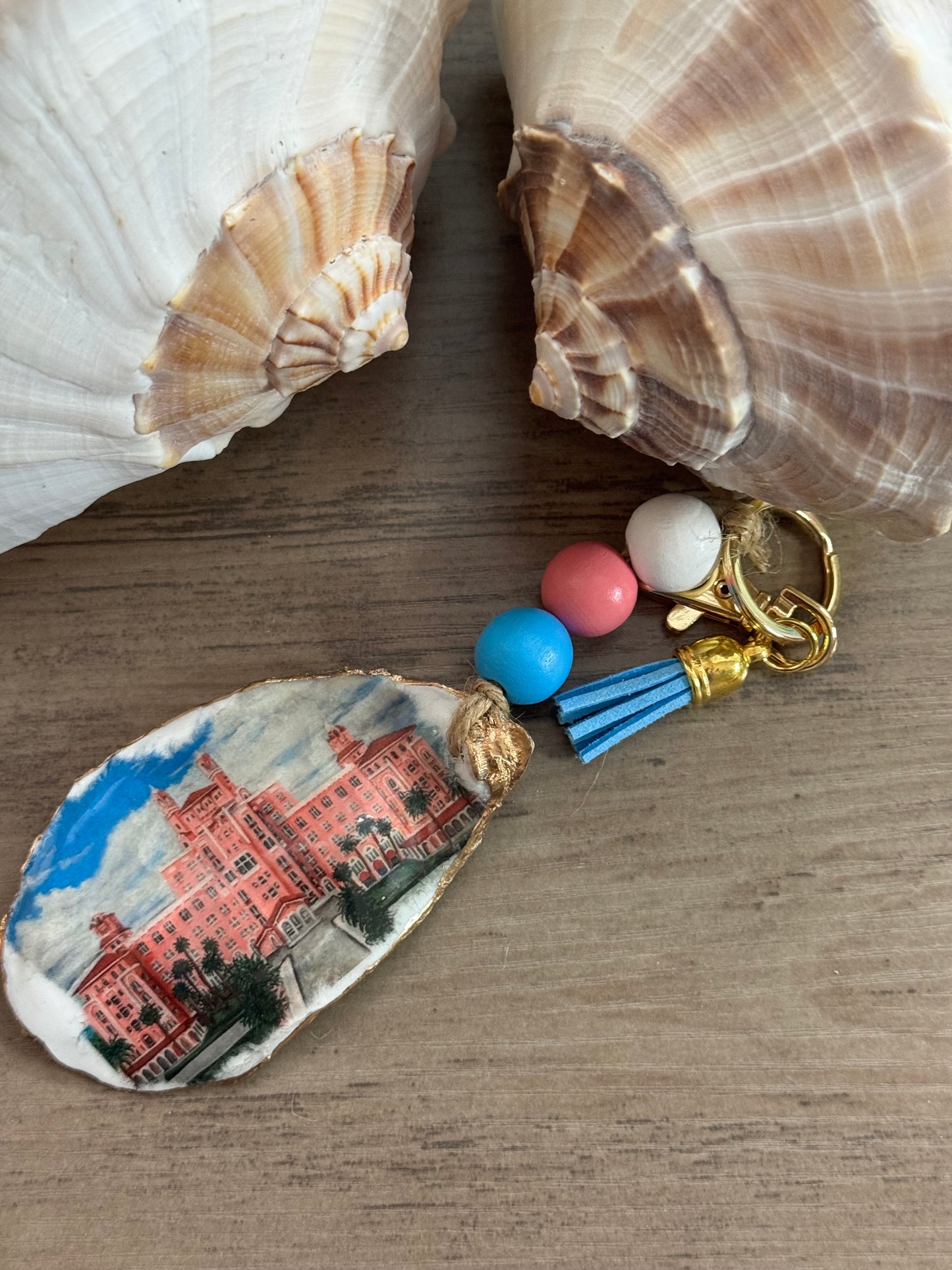 St. Pete Beach Landmark Keychain/Bag Charm