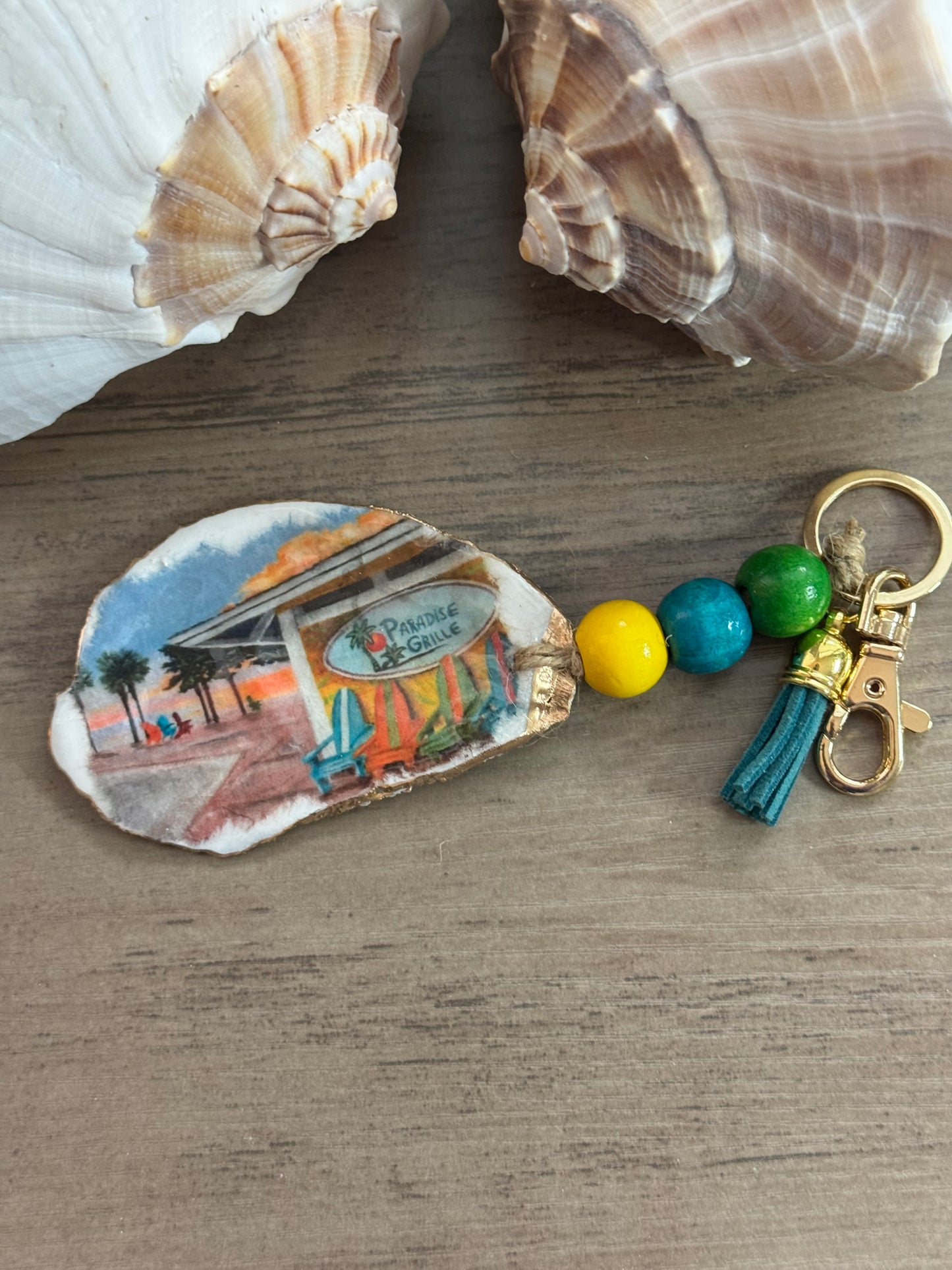 St. Pete Beach Landmark Keychain/Bag Charm