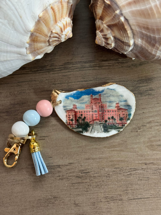 St. Pete Beach Landmark Keychain/Bag Charm