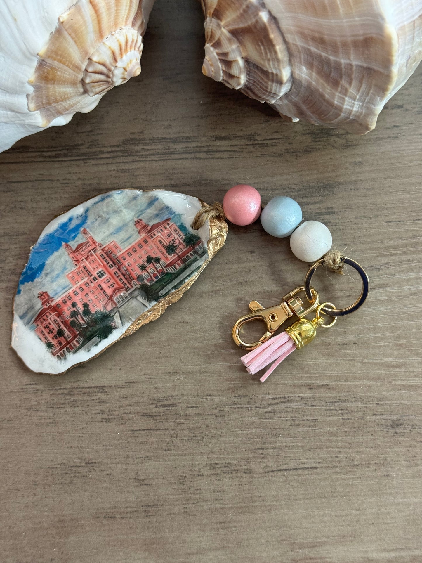 St. Pete Beach Landmark Keychain/Bag Charm
