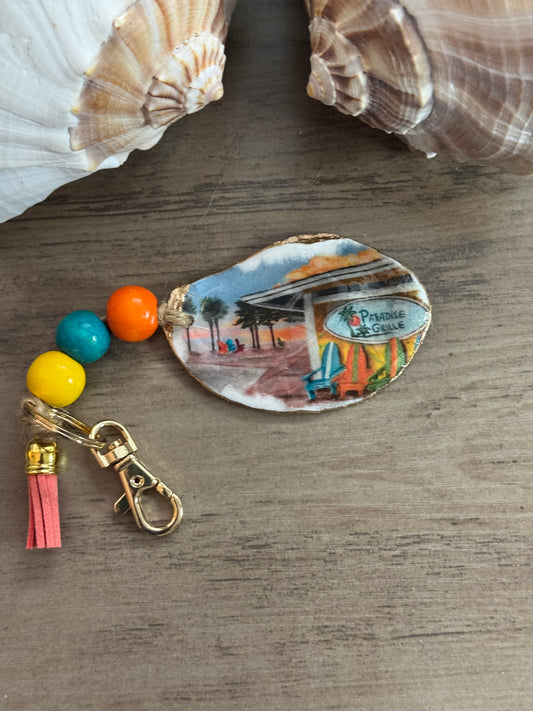 St. Pete Beach Landmark Keychain/Bag Charm