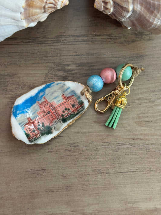 St. Pete Beach Landmark Keychain/Bag Charm