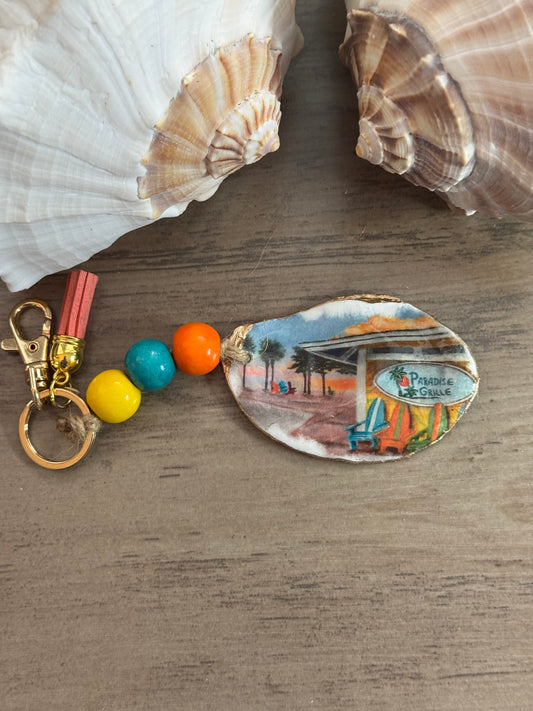 St. Pete Beach Landmark Keychain/Bag Charm