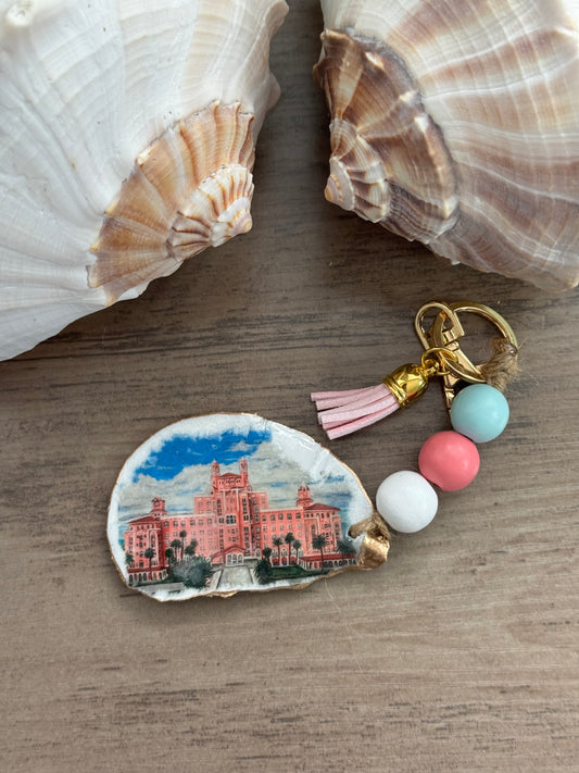 St. Pete Beach Landmark Keychain/Bag Charm