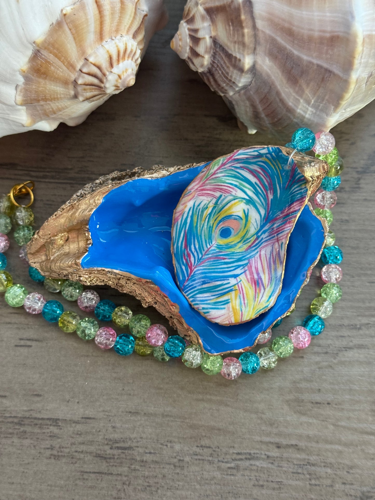 Seaside Expressions Trinket Tray With Necklace