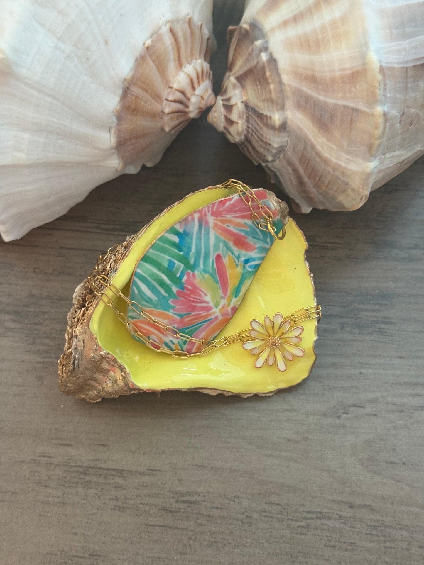 Seaside Expressions Trinket Tray With Necklace