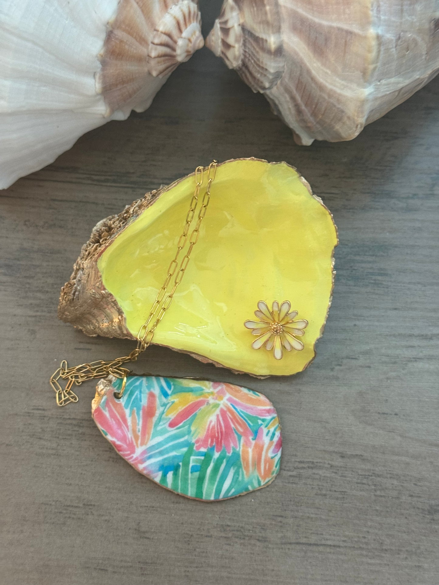 Seaside Expressions Trinket Tray With Necklace